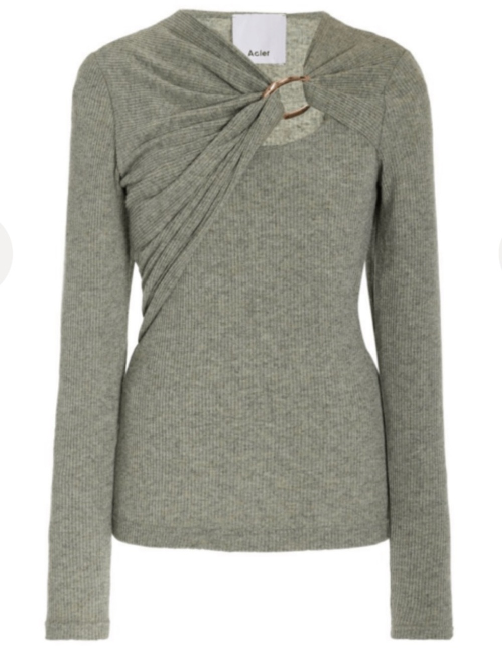 Acler Ribbed Knit Murray Top